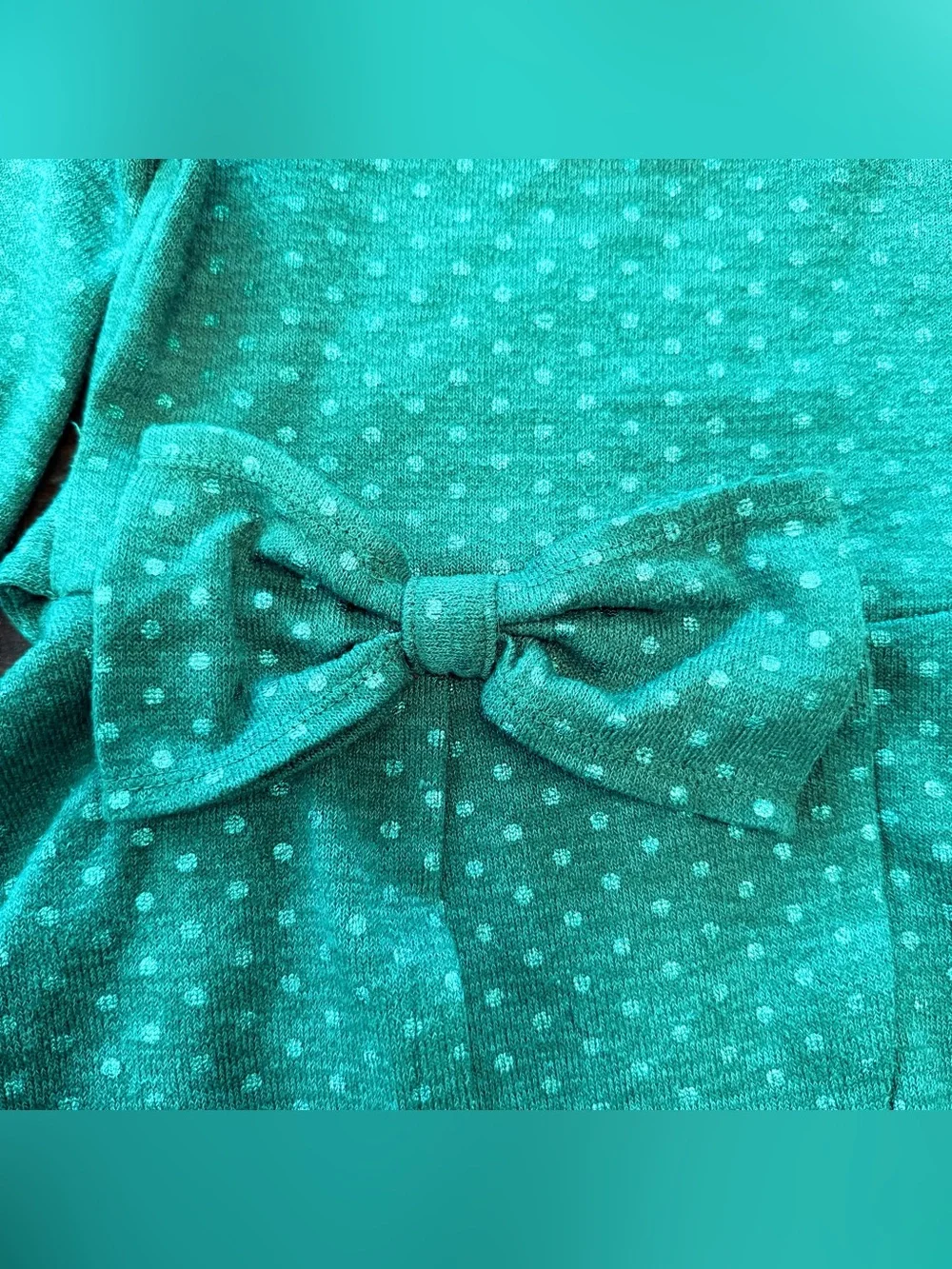 Bonnie Jean Holiday Dress Green Long Sleeve Sparkle Twirl 8